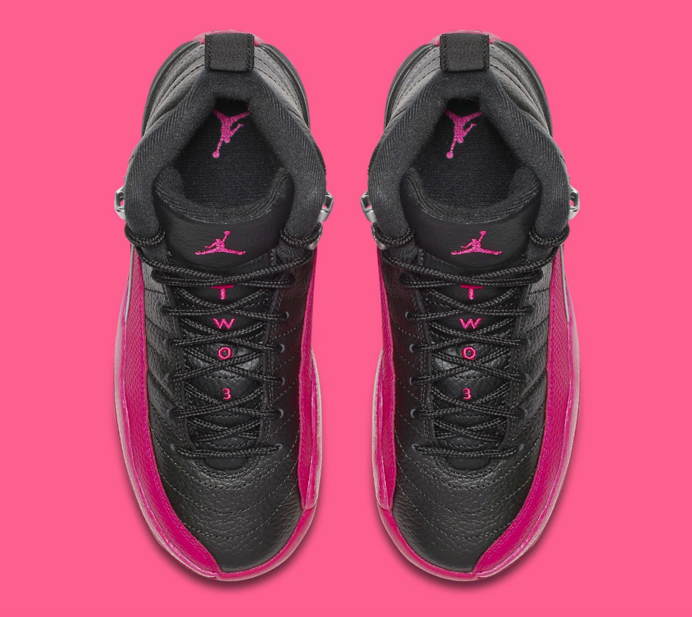 pink jordan 12s