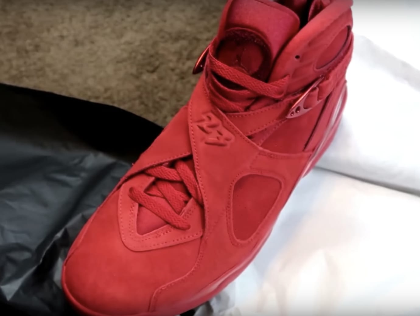 all red 8s jordans