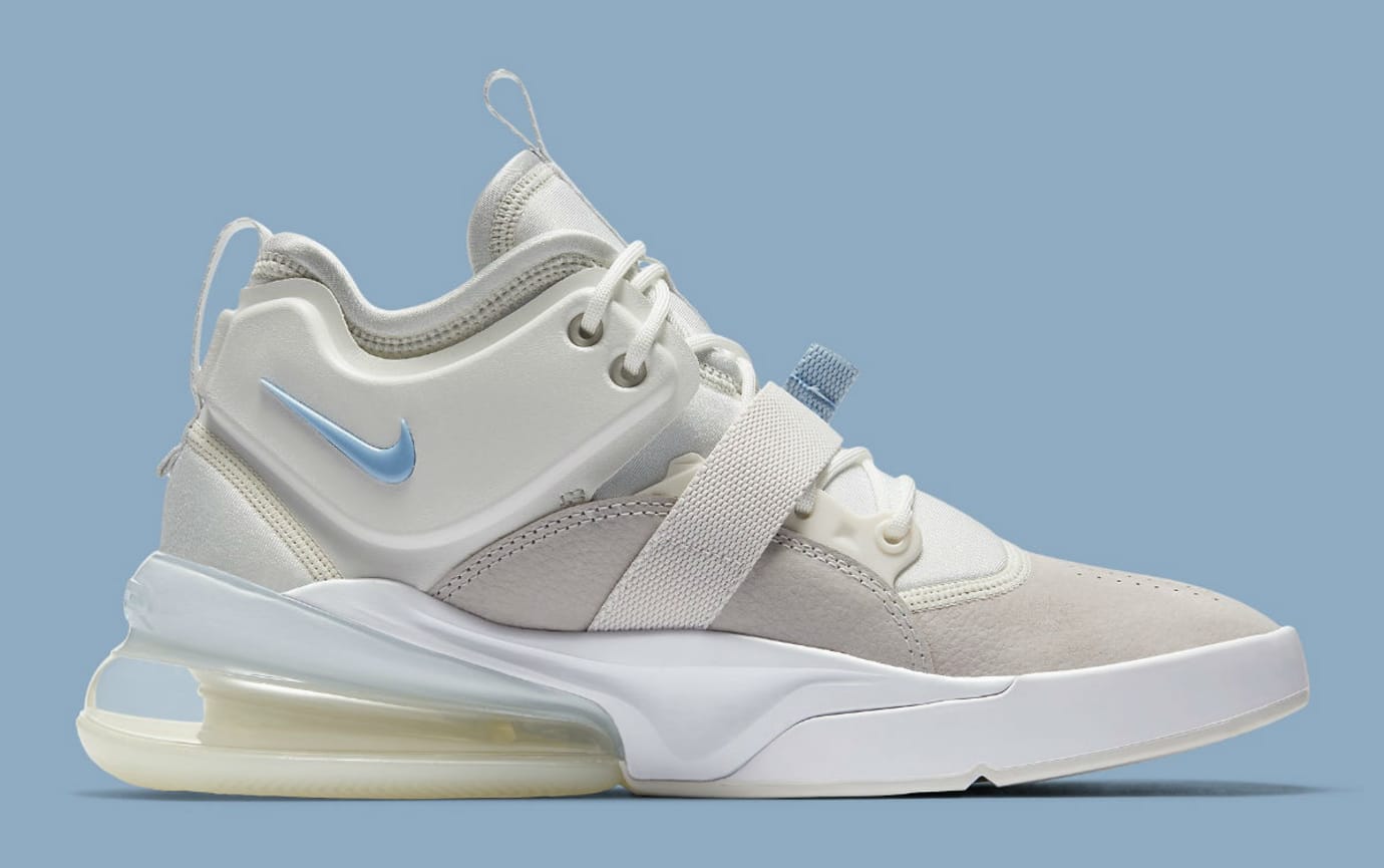 Nike Air Force 270 Wolf Grey White Release Date AH6772-003 Medial