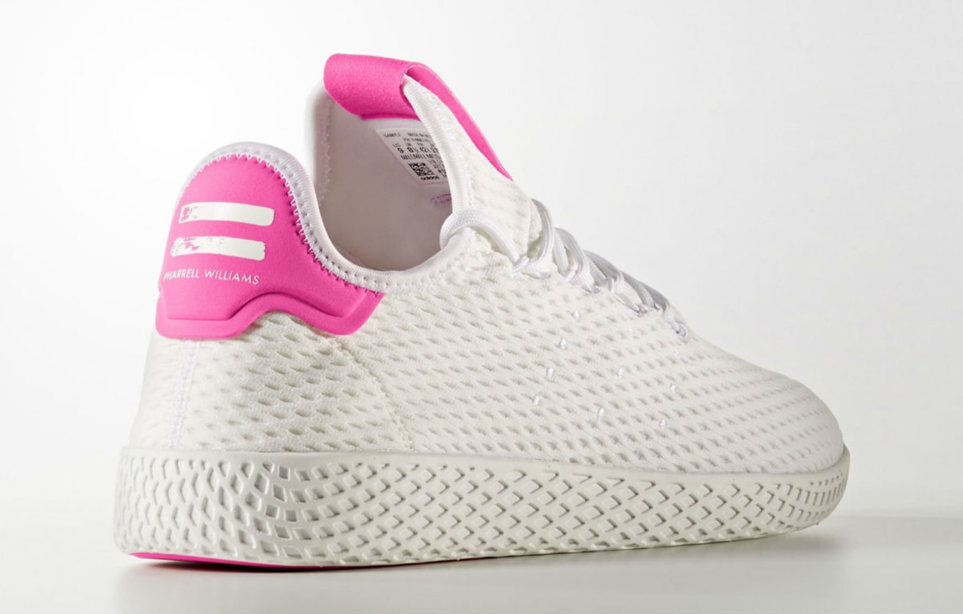 adidas pharrell williams tennis hu white pink