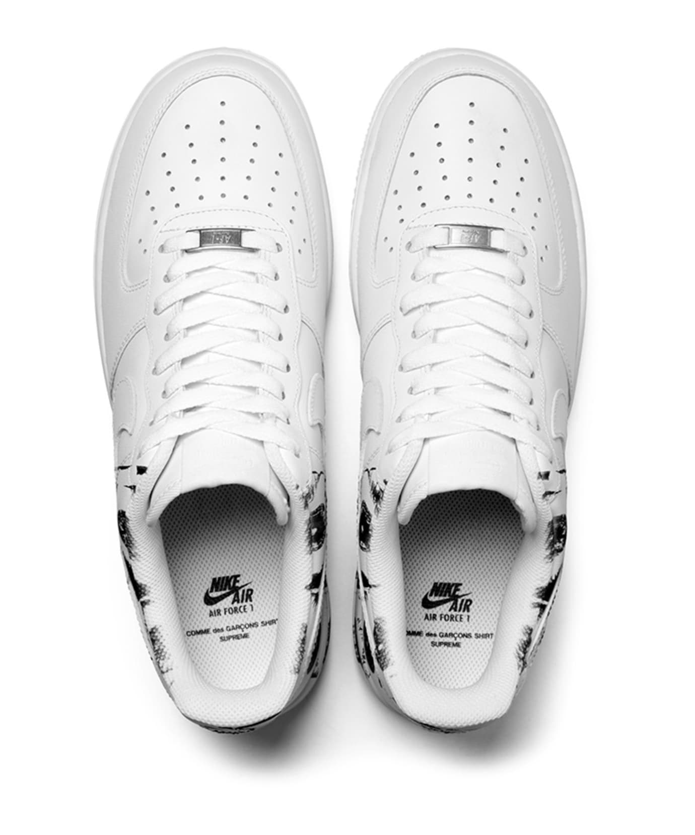 supreme comme des garcons air force 1 white