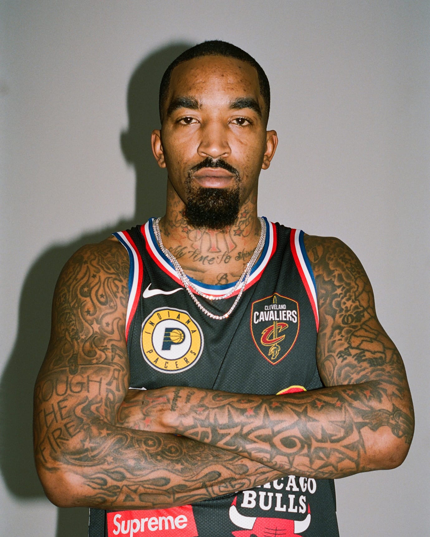 J.R. Smith Supreme x Nike x NBA Jersey 