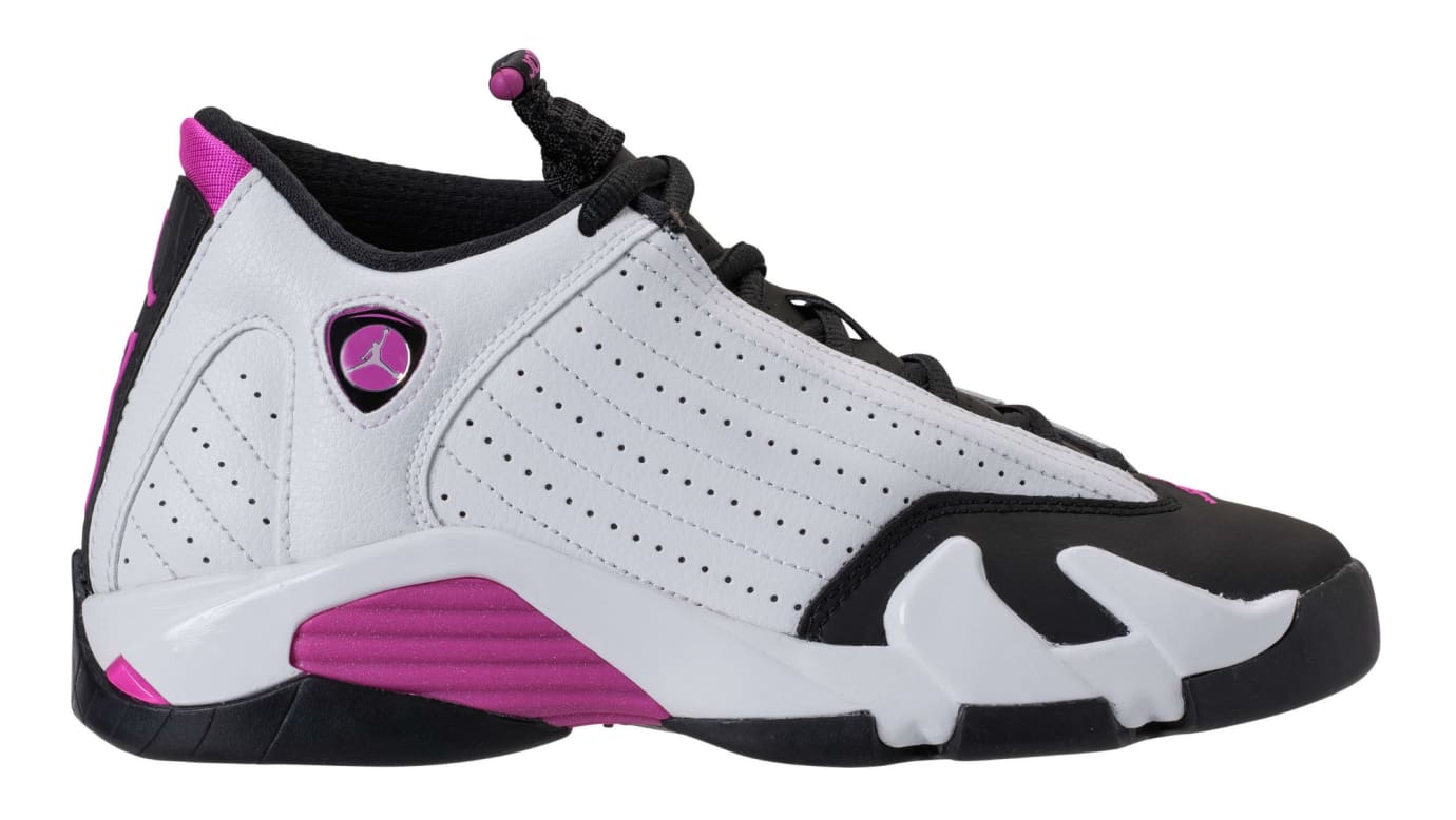 white and pink 14s