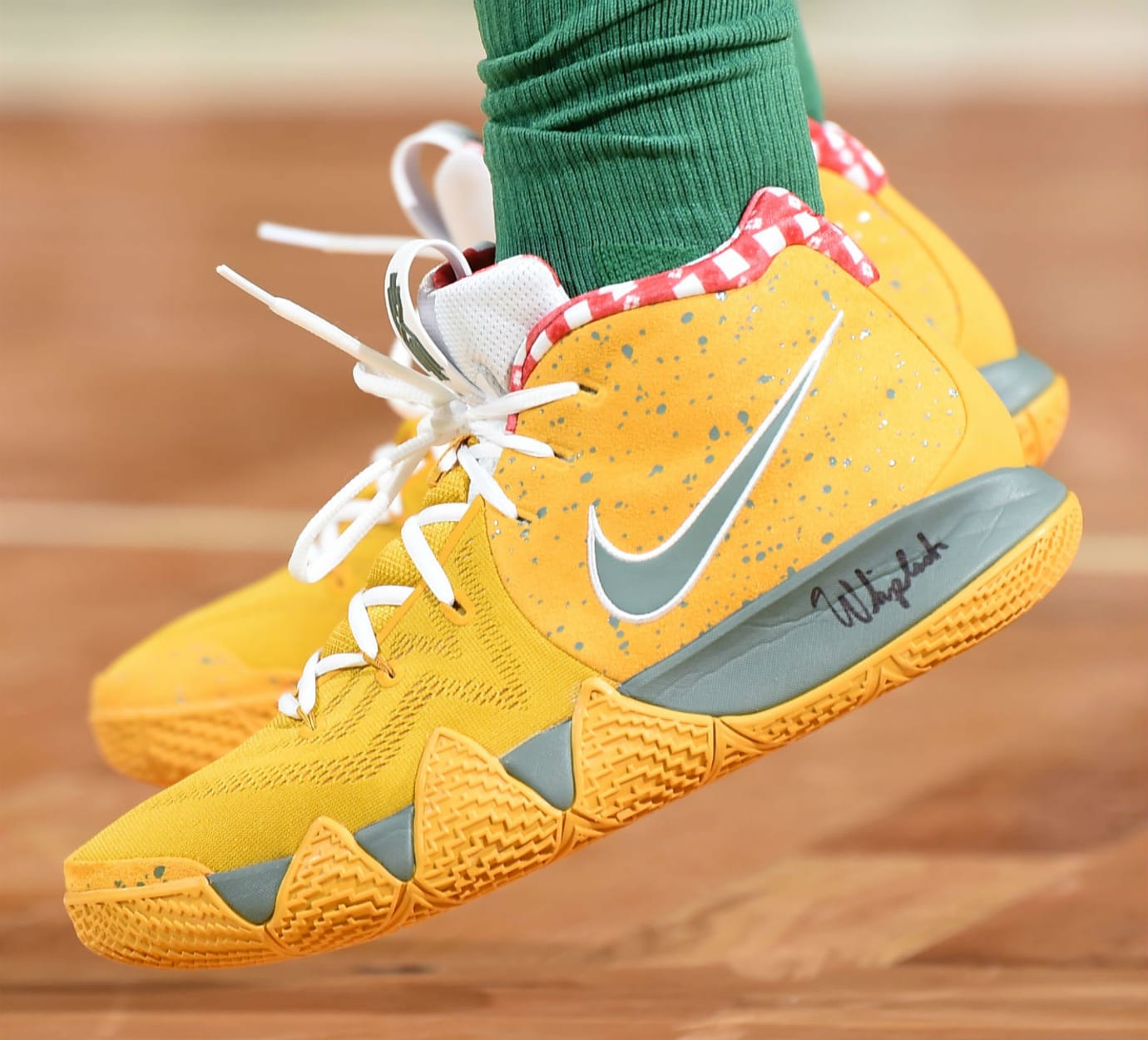 Kyrie Irving Nike Kyrie 4 Yellow Lobster PE | Sole Collector