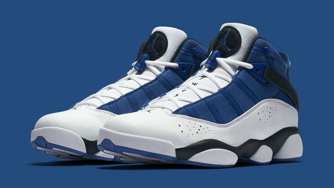 jordan six rings white and blue