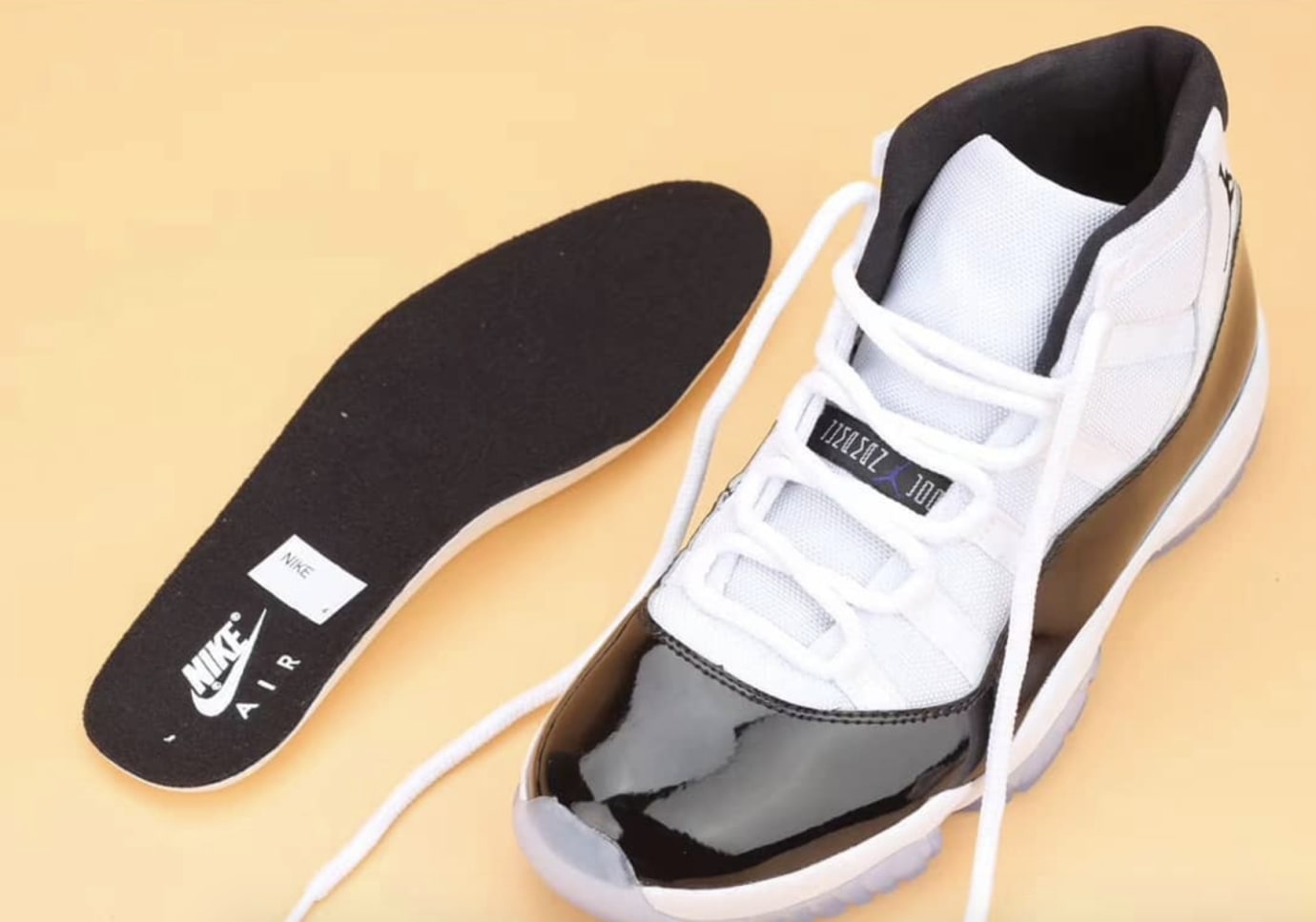 jordan 11 concord insole