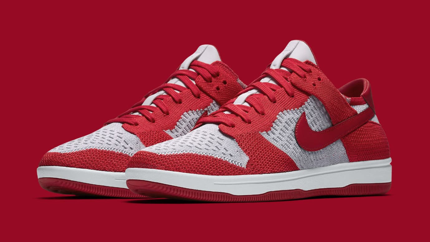 nike dunk flyknit red