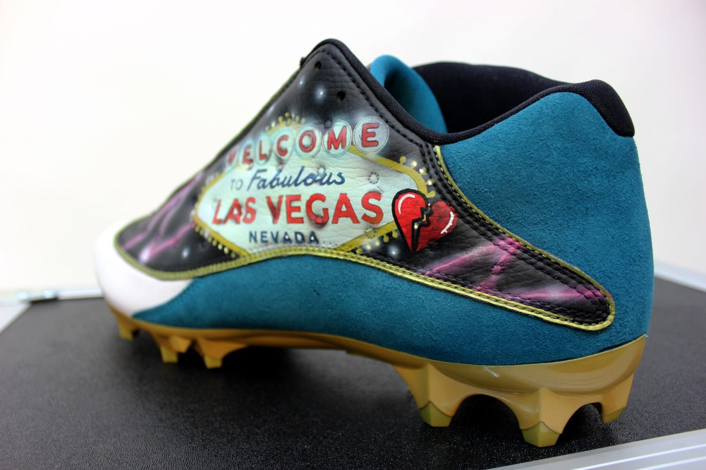 Jalen Ramsey Air Jordan 13 Low Las Vegas Victims Cleats Sole