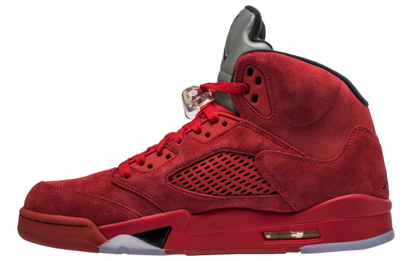 raging bull red suede