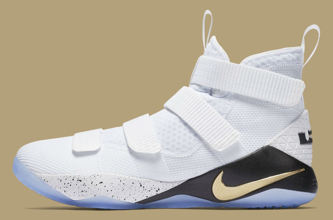 lebron soldier 11 white and gold