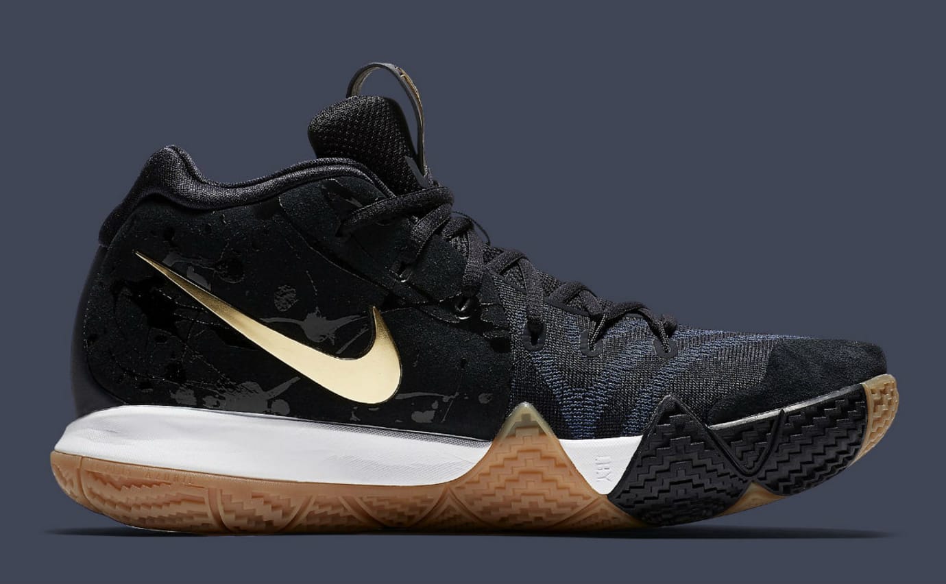 black and gold kyrie 4