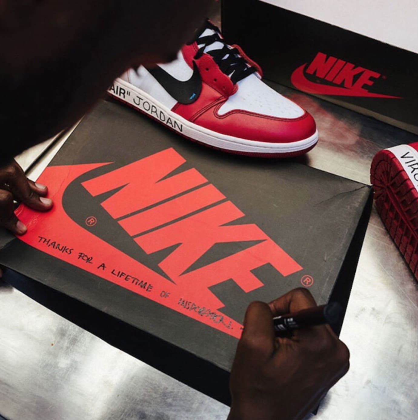 off white jordan custom