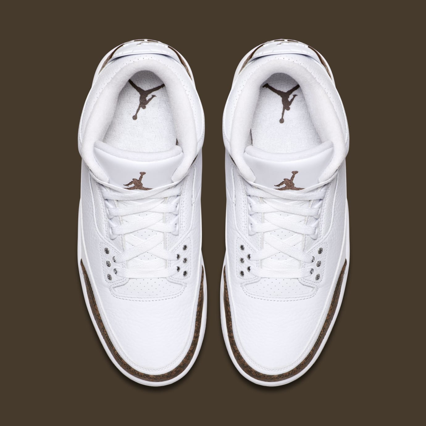 air jordan 3 retro white dark mocha & chrome