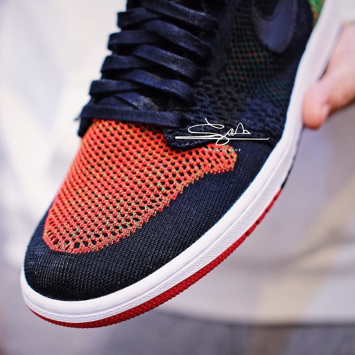 jordan 1 flyknit black history month