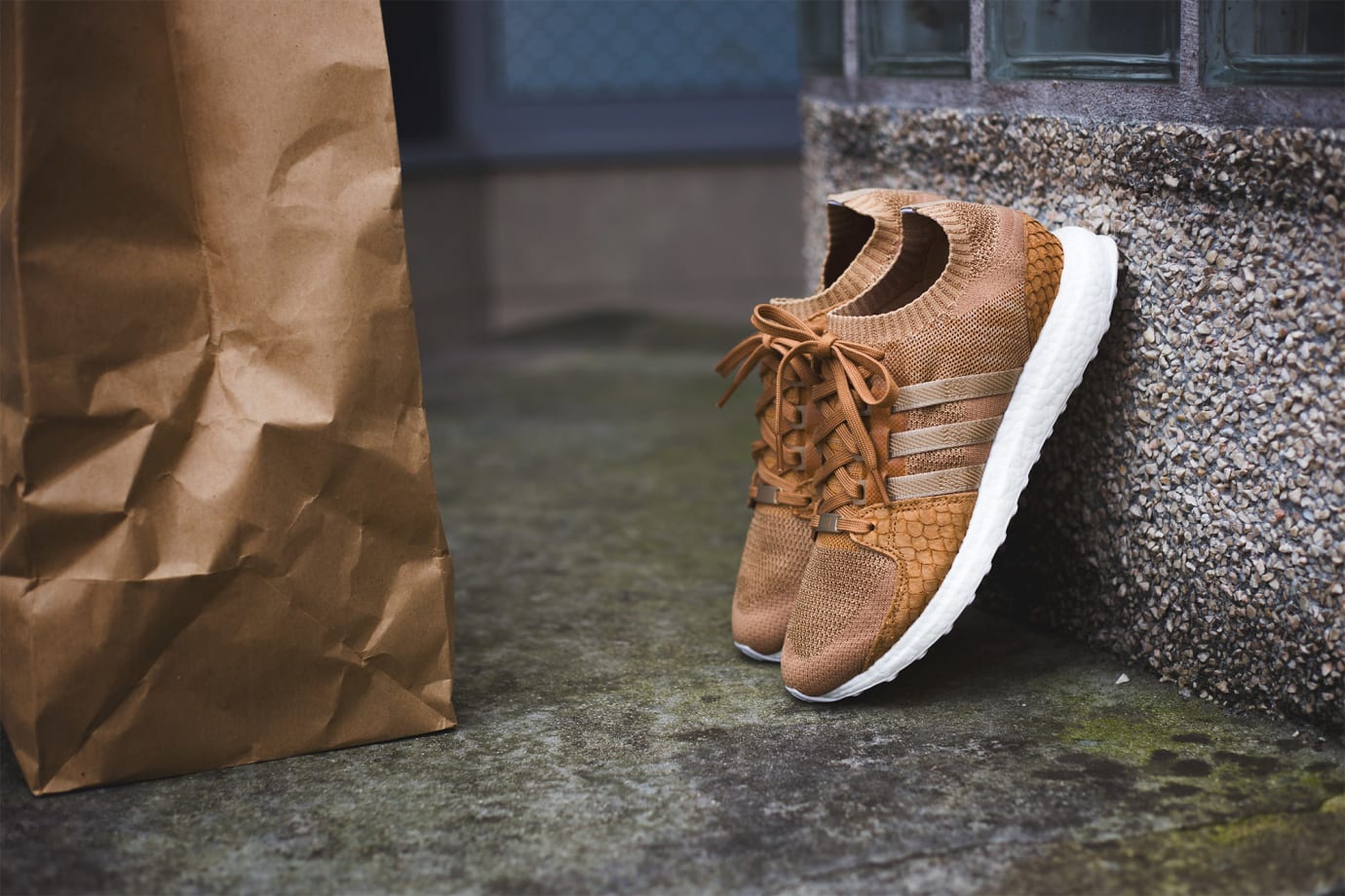 Pusha T x Adidas EQT Support Ultra Brown Paper Bag Release Date Toe Down