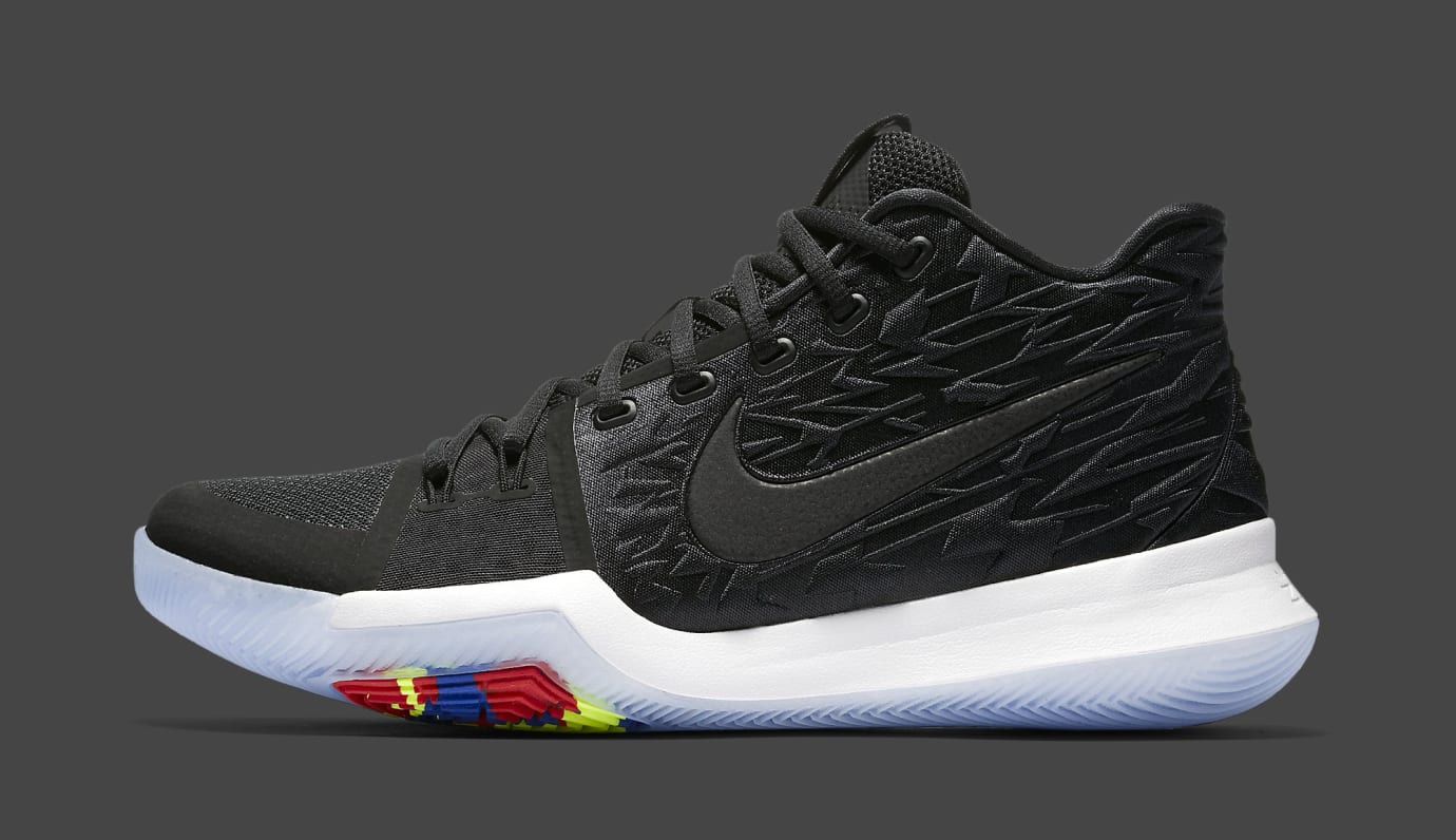 kyrie 3 black basketball shoes