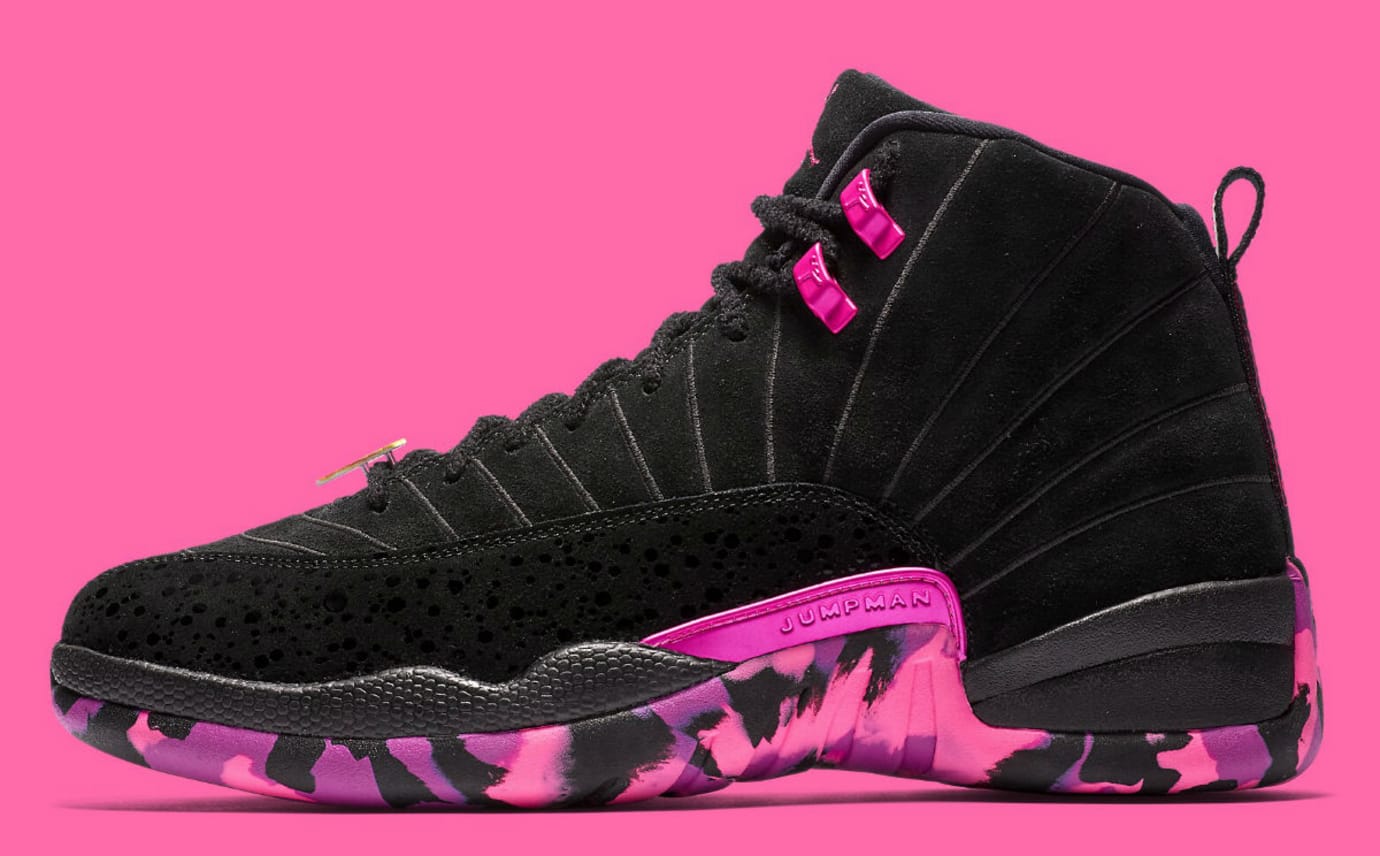 jordan 12 pink camo