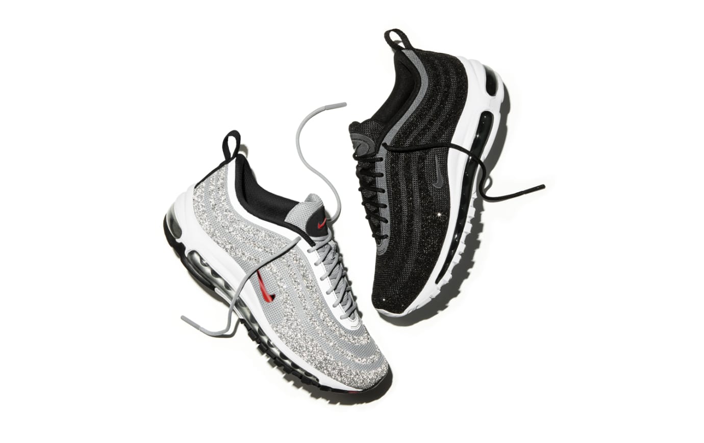 swarovski air max 97 silver