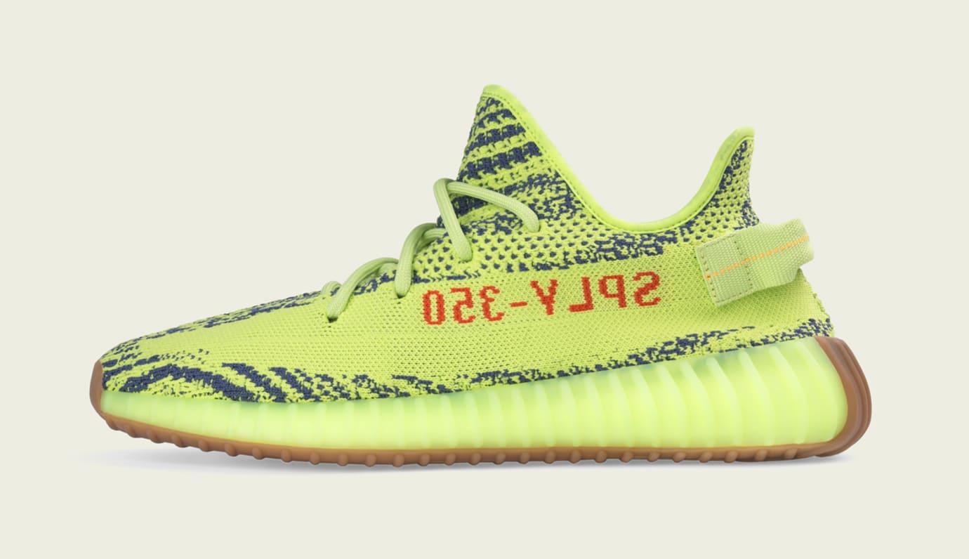 yeezy yellow blue