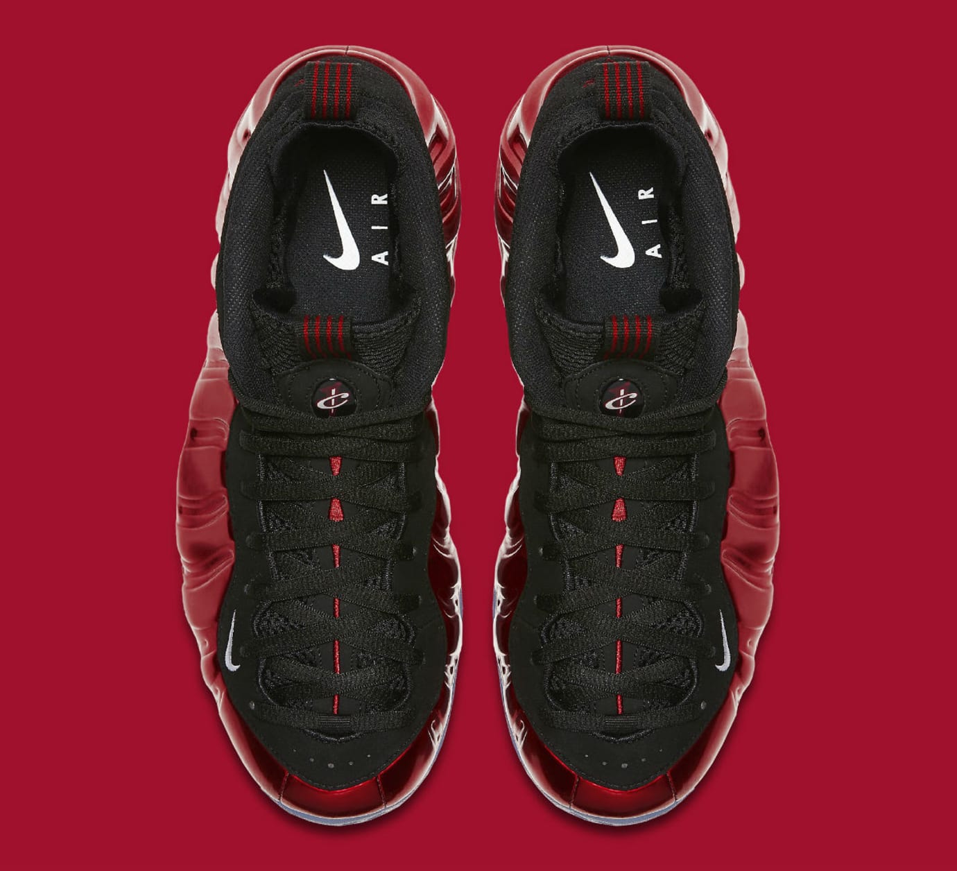 nike air foamposite one metallic red