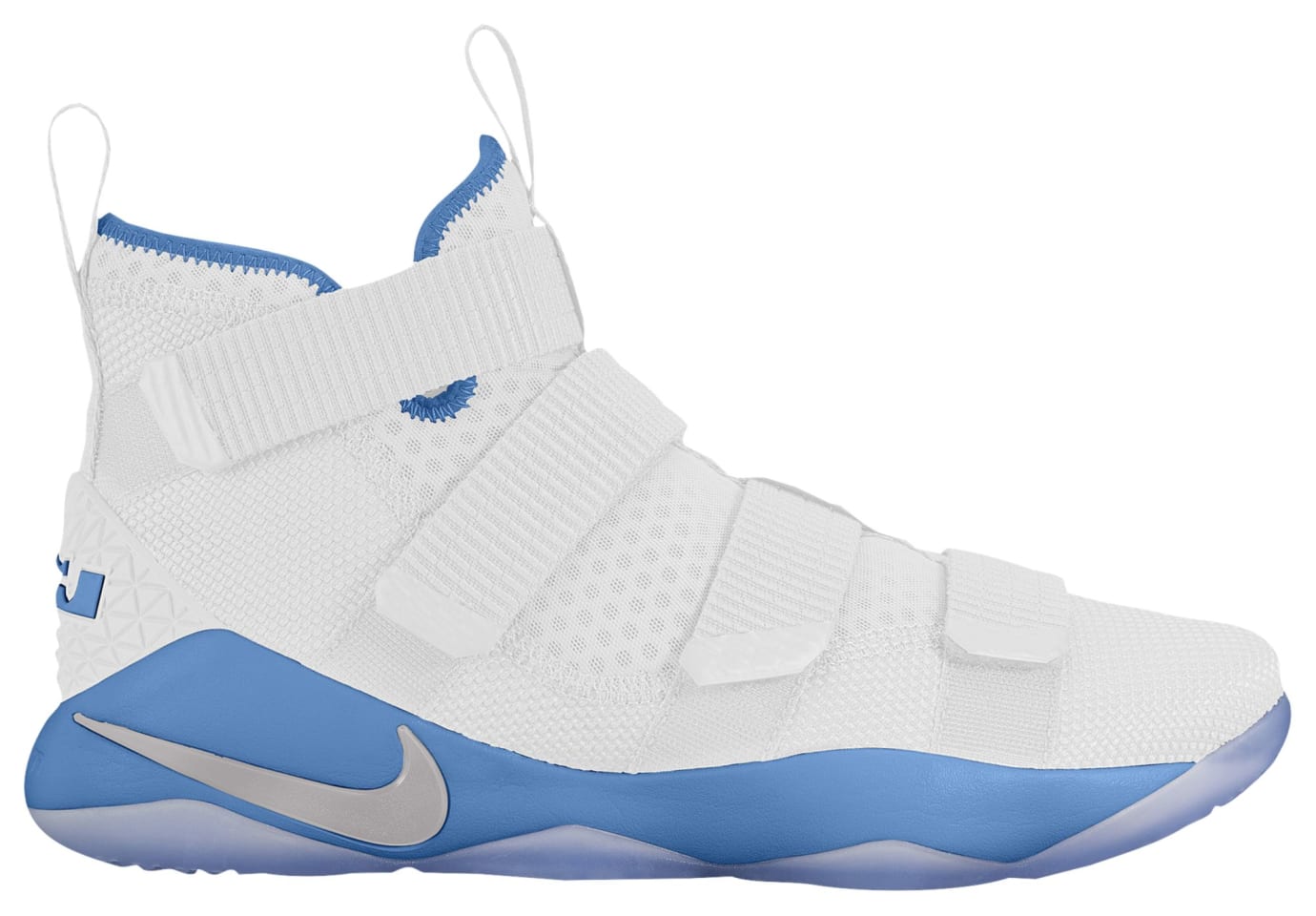 blue and white lebron soldiers