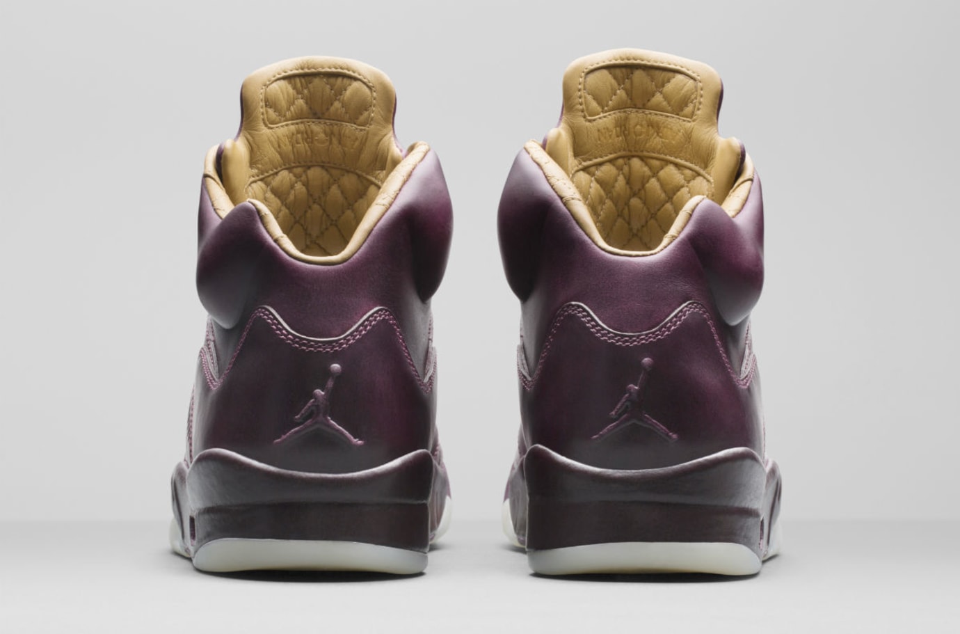 jordan 5 bordeaux on feet