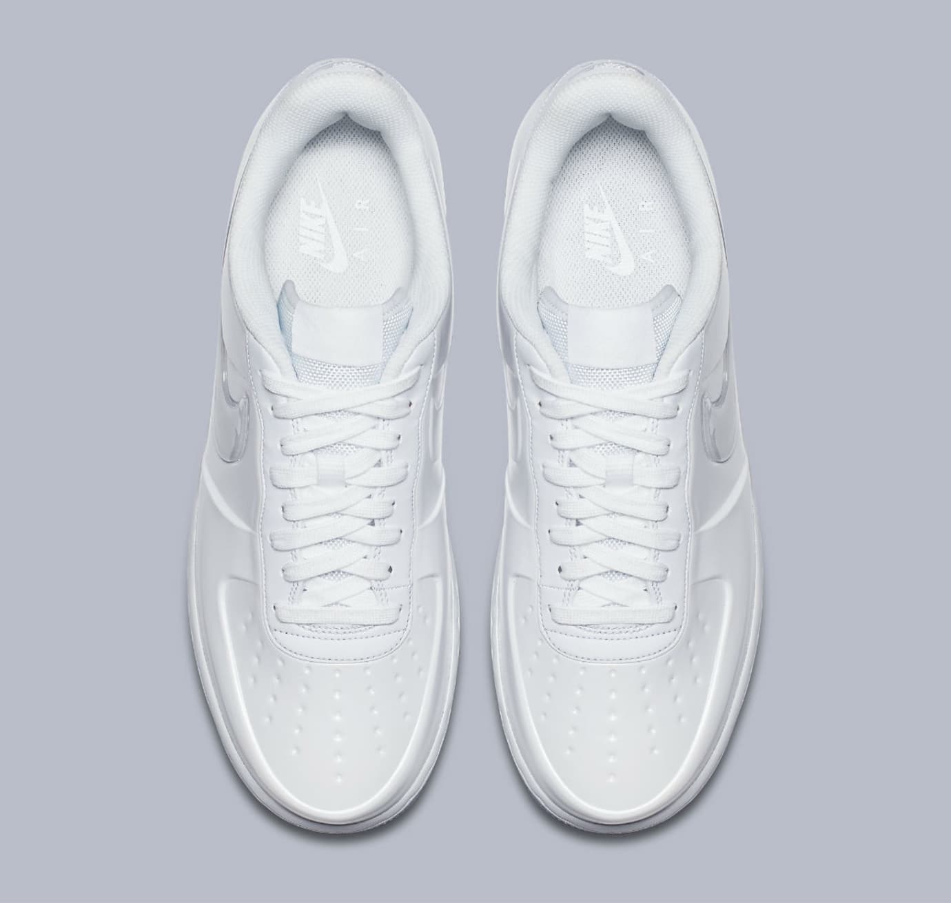 white foamposite air force ones
