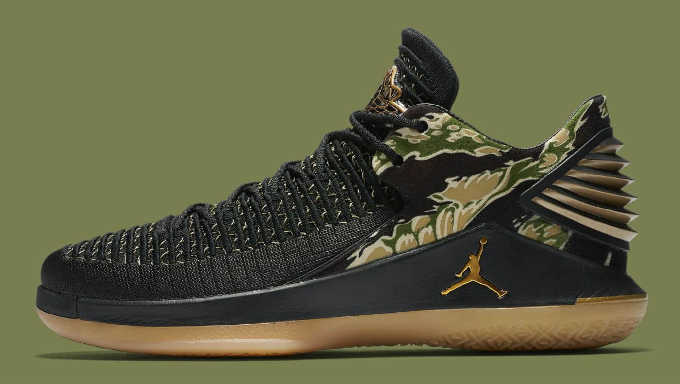 Air Jordan 32 Low Camo Men's Release 