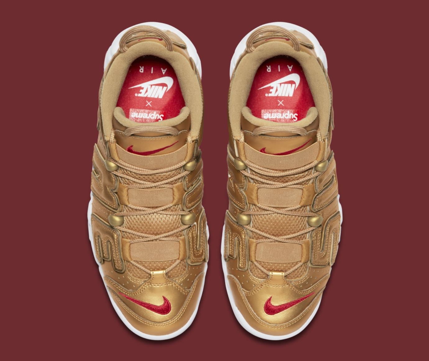 Supreme gold. Найк АИР Суприм. Nike x Supreme. Nike Air Uptempo Supreme. Nike Uptempo Supreme.