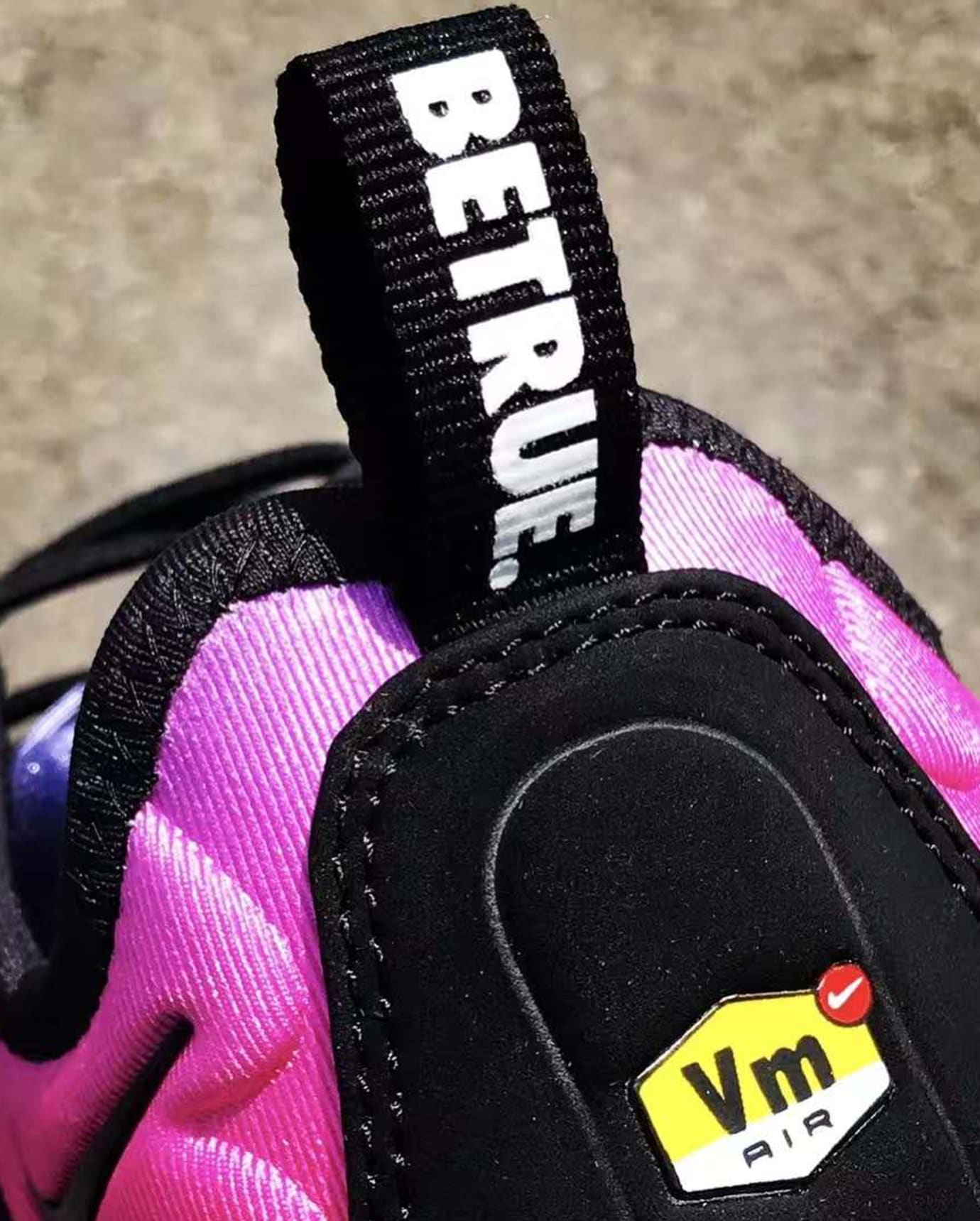 Nike Air VaporMax Plus 'Be True' Purple Pulse/Pink Blast AR4791-500 (Heel)