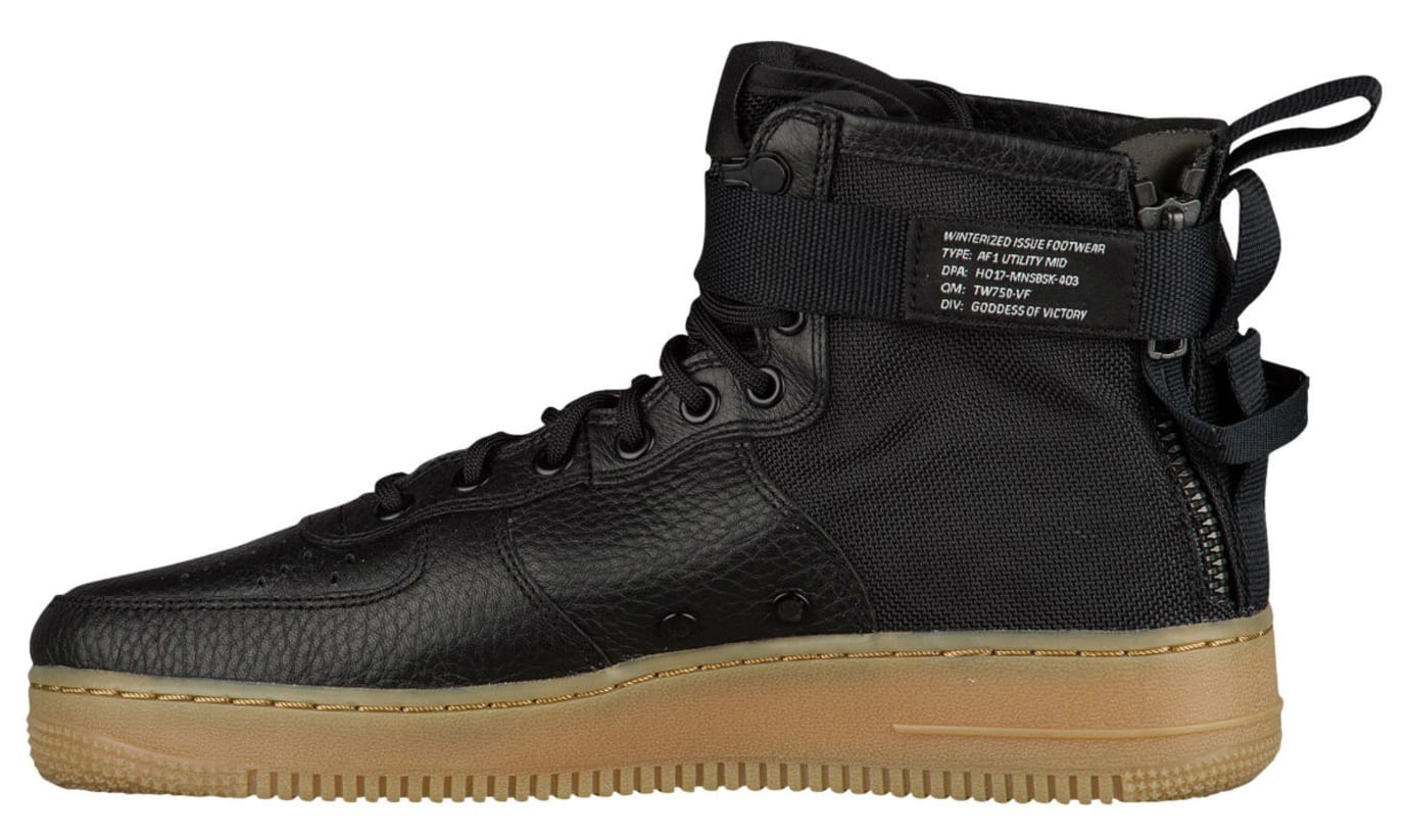 nike air force 1 sf mid black