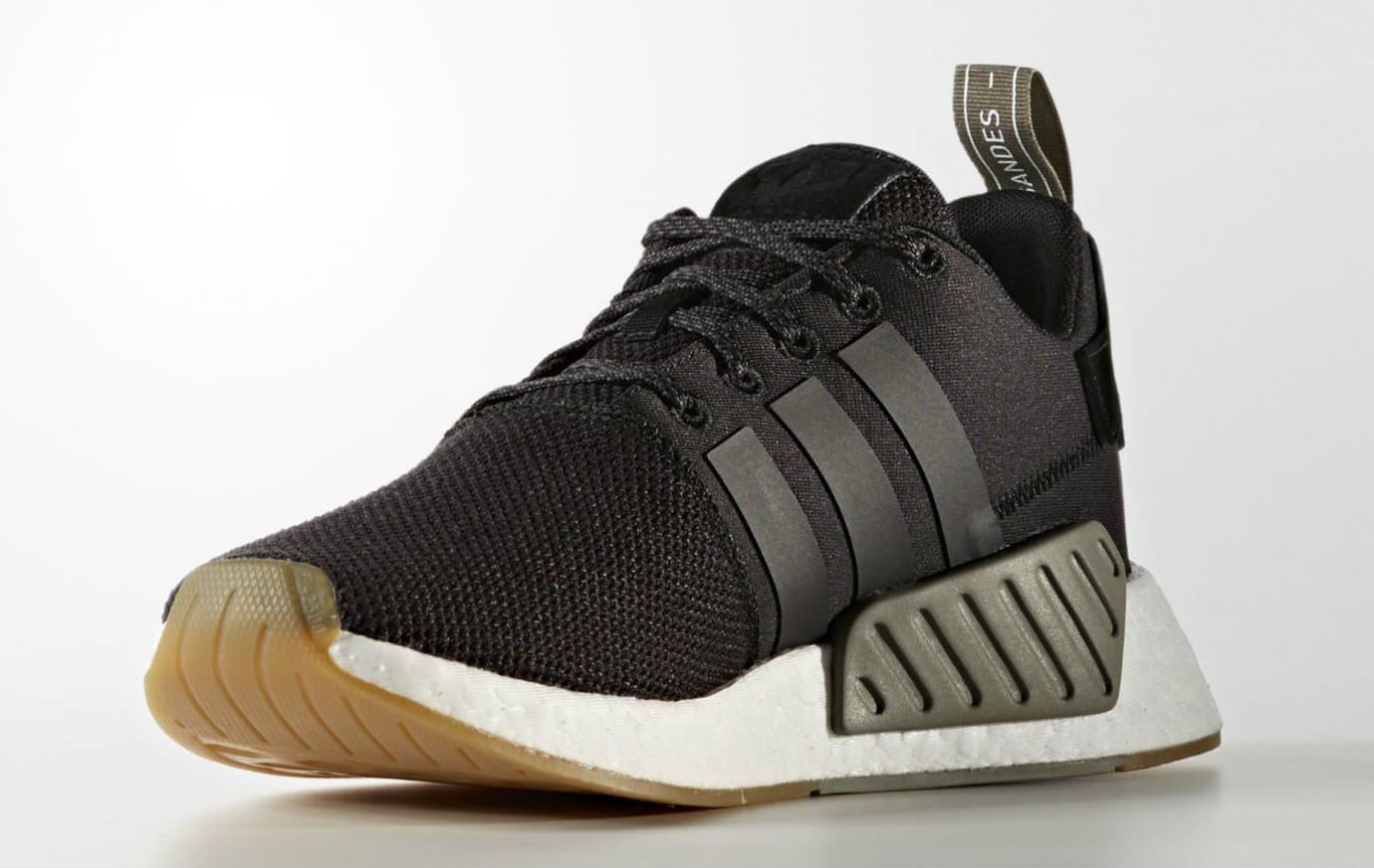 black adidas gum bottom