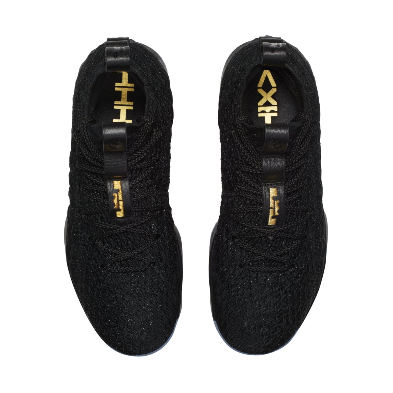Lebron 15 shoes black and gold shop
