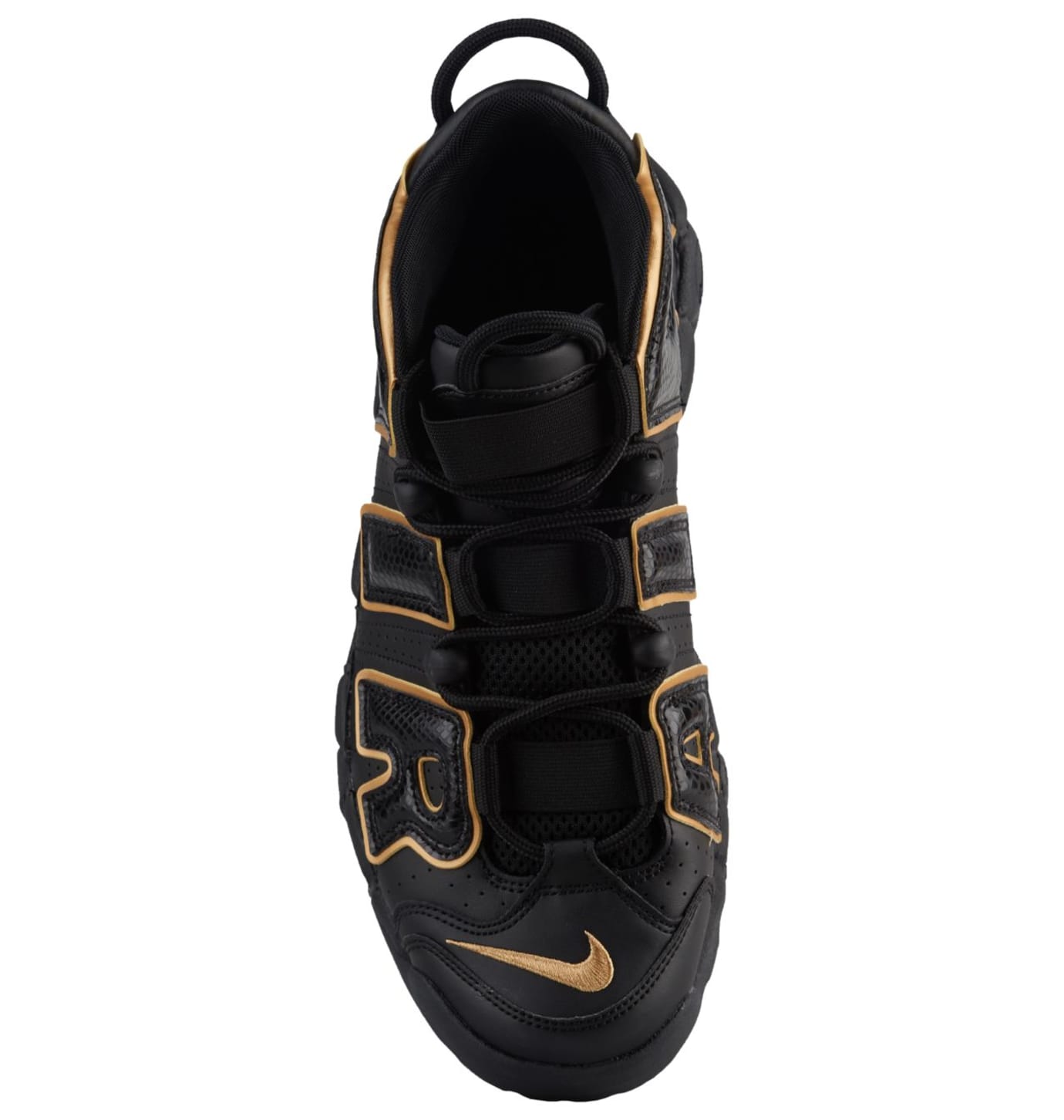 uptempo black and gold