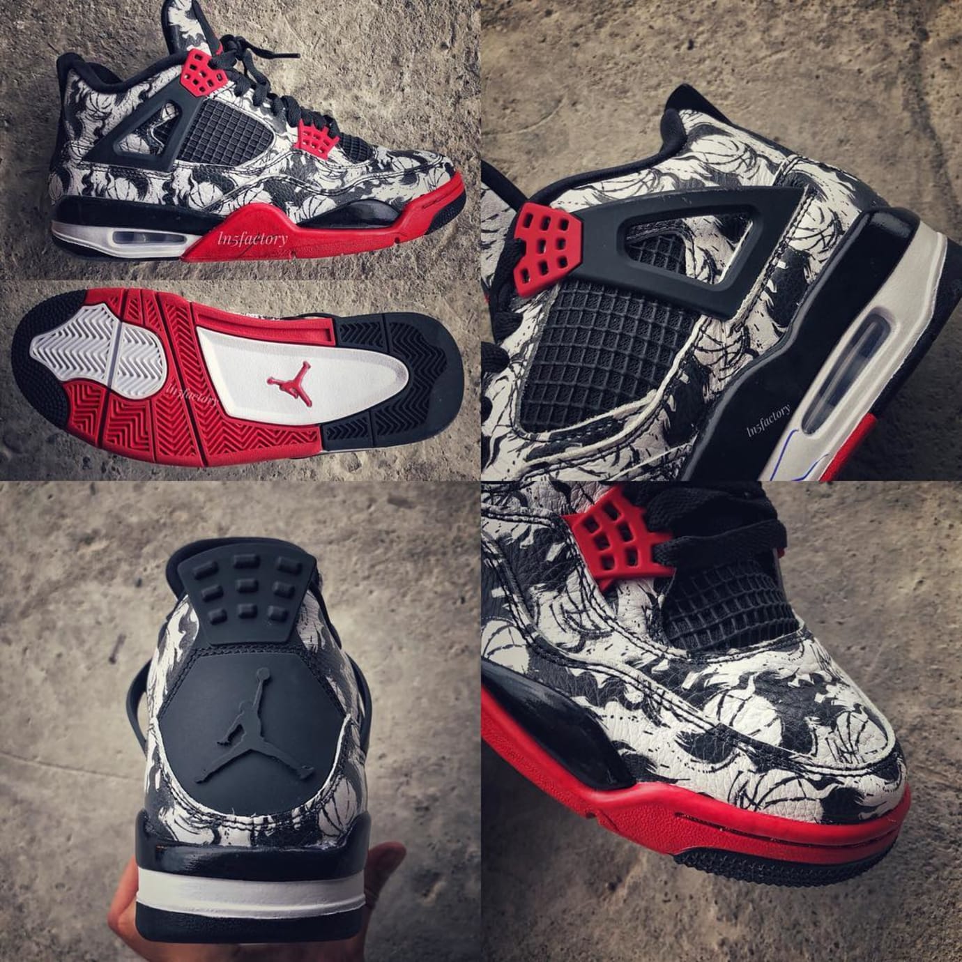 Air Jordan 4 Graphic Print Early Look Sole Collector