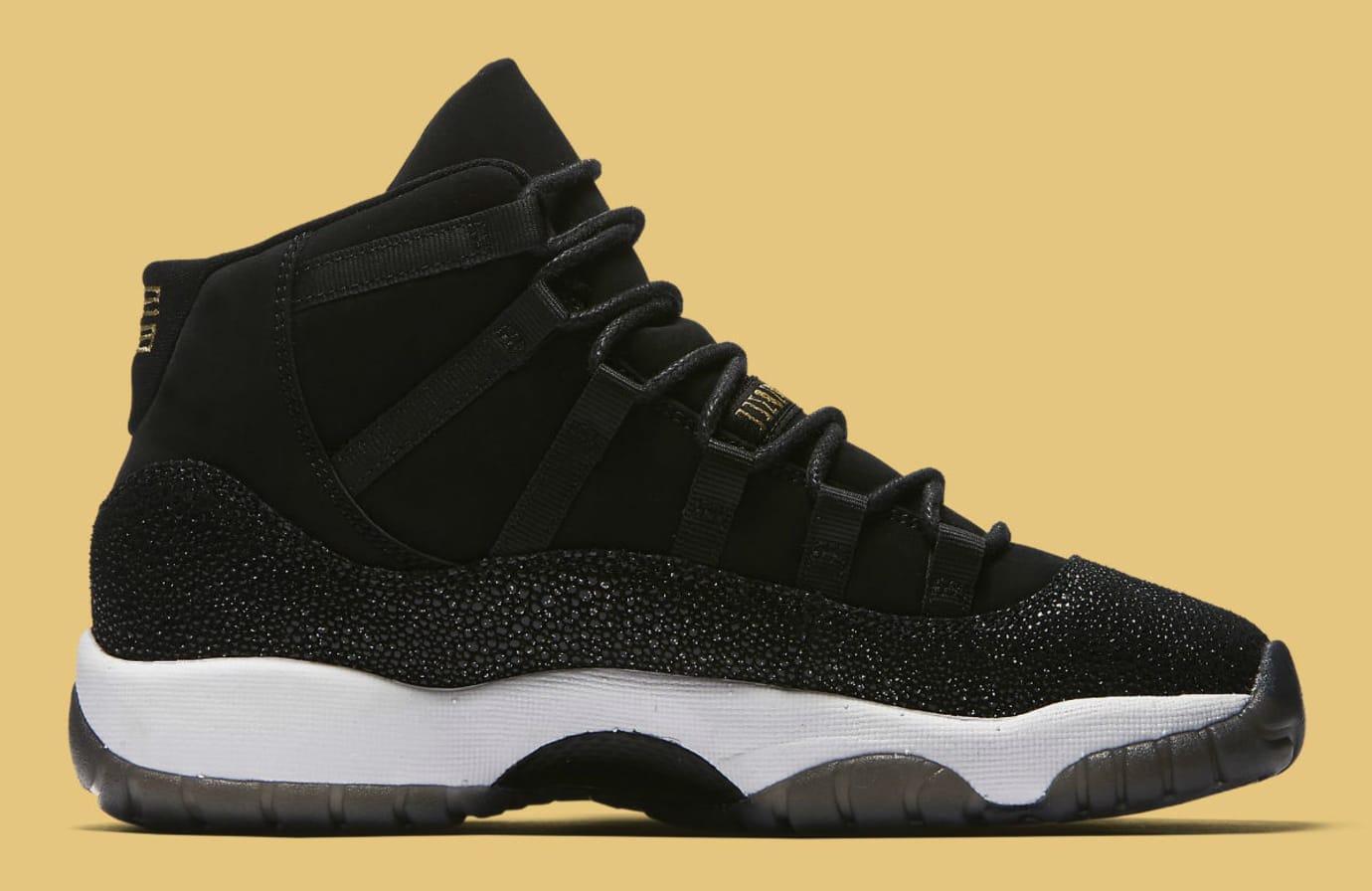 jordan 11 black with sparkles