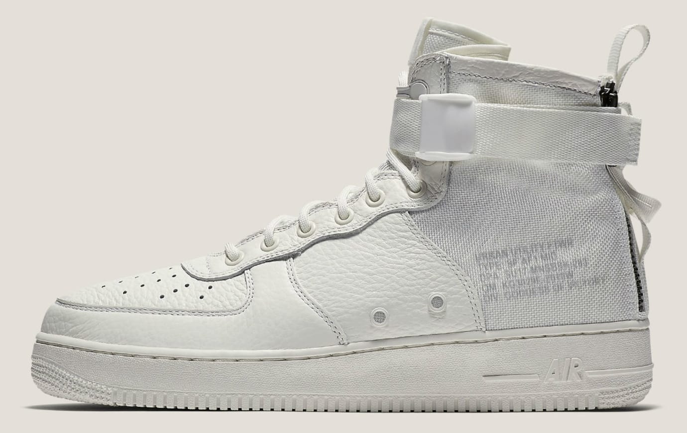 nike sf af1 mid triple ivory