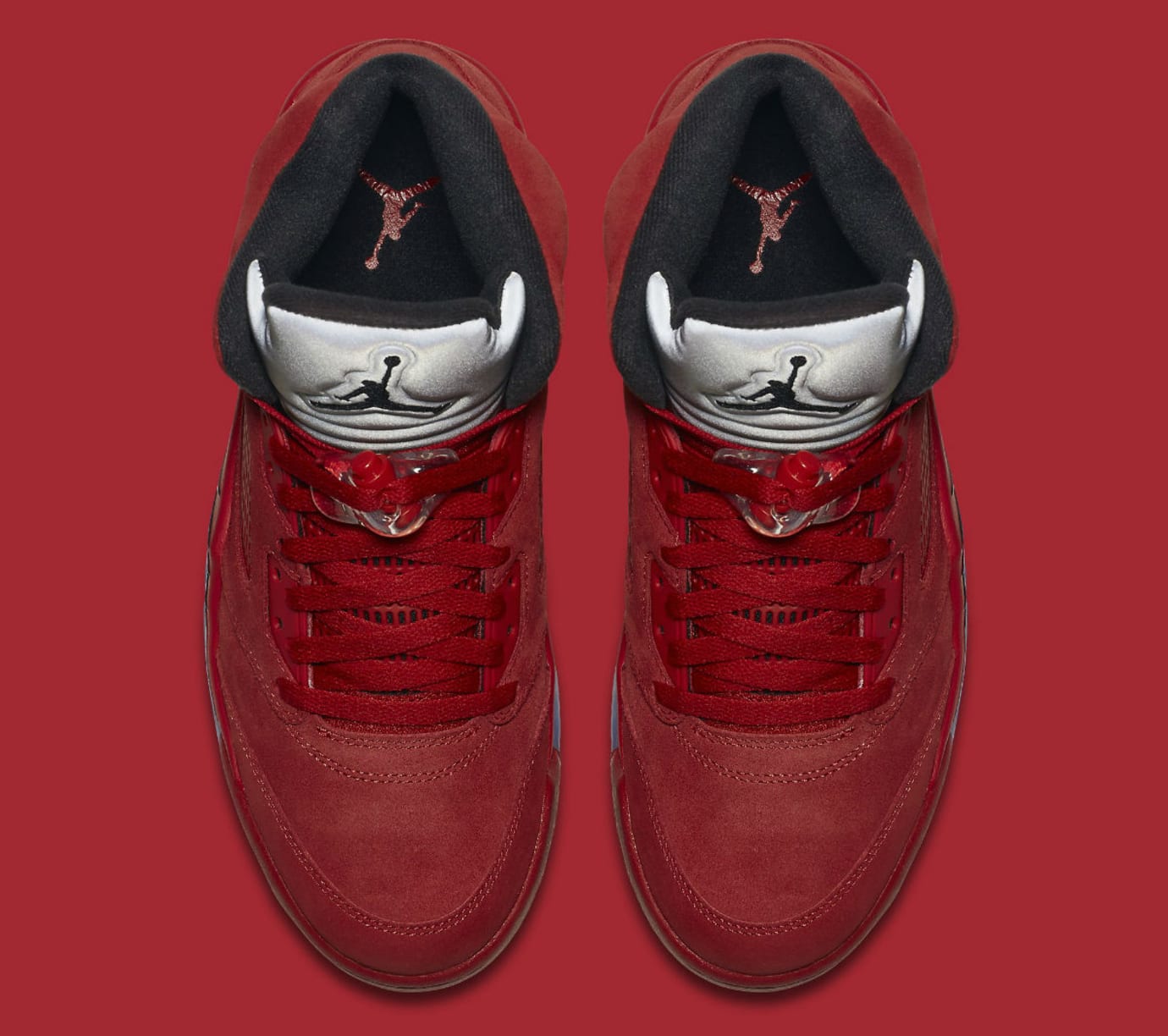 Air Jordan 5 Red Suede Full Family Sizes Release Date 136027-602 | Sole ...