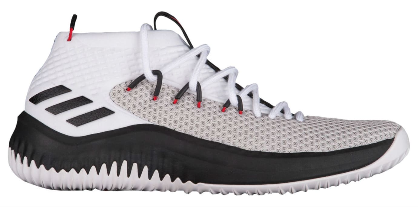 Adidas Dame 4 White Black Red Release Date Profile BY3759