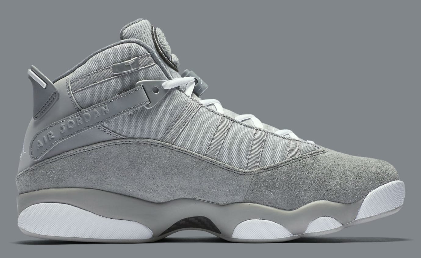 jordan 6 rings grey suede