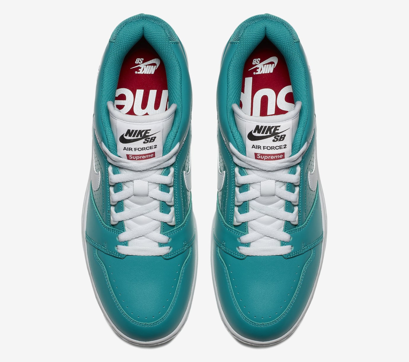 supreme air force 2 teal