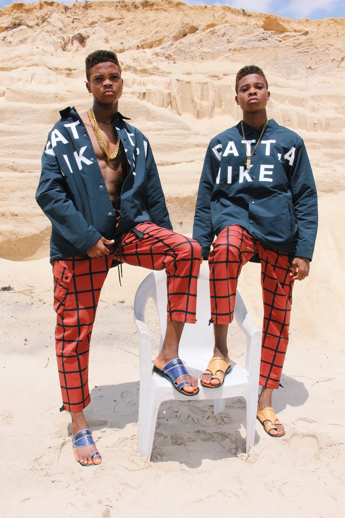 patta x nike pants