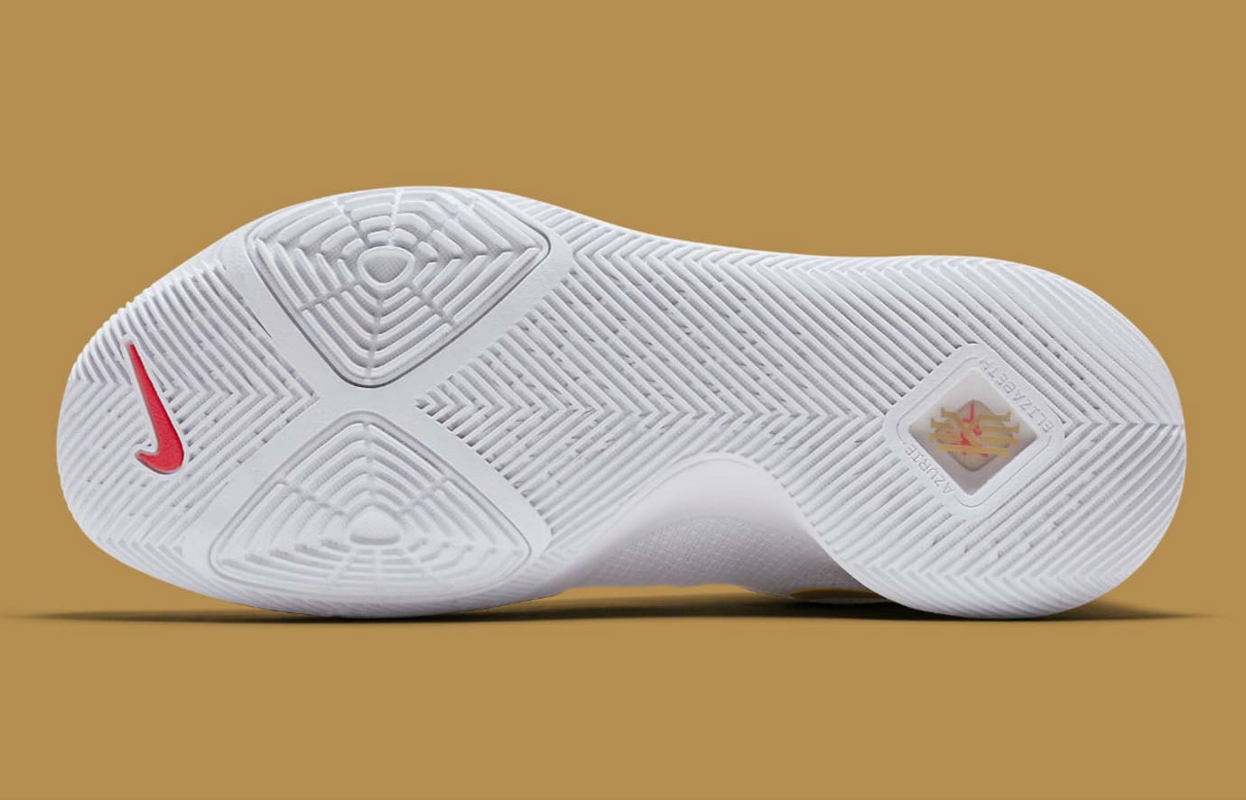 kyrie 3 gold white