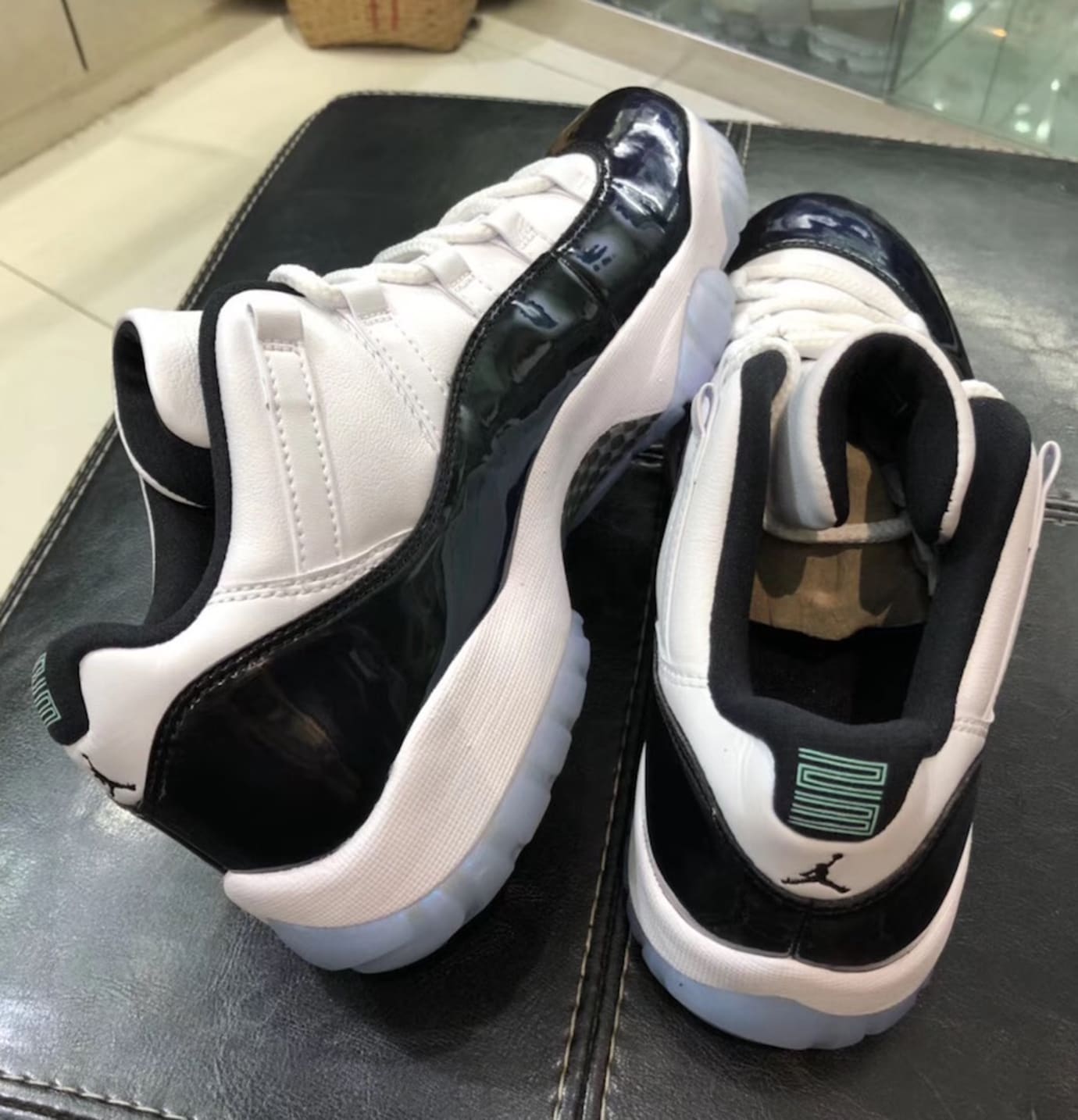 jordan 11 easter emerald