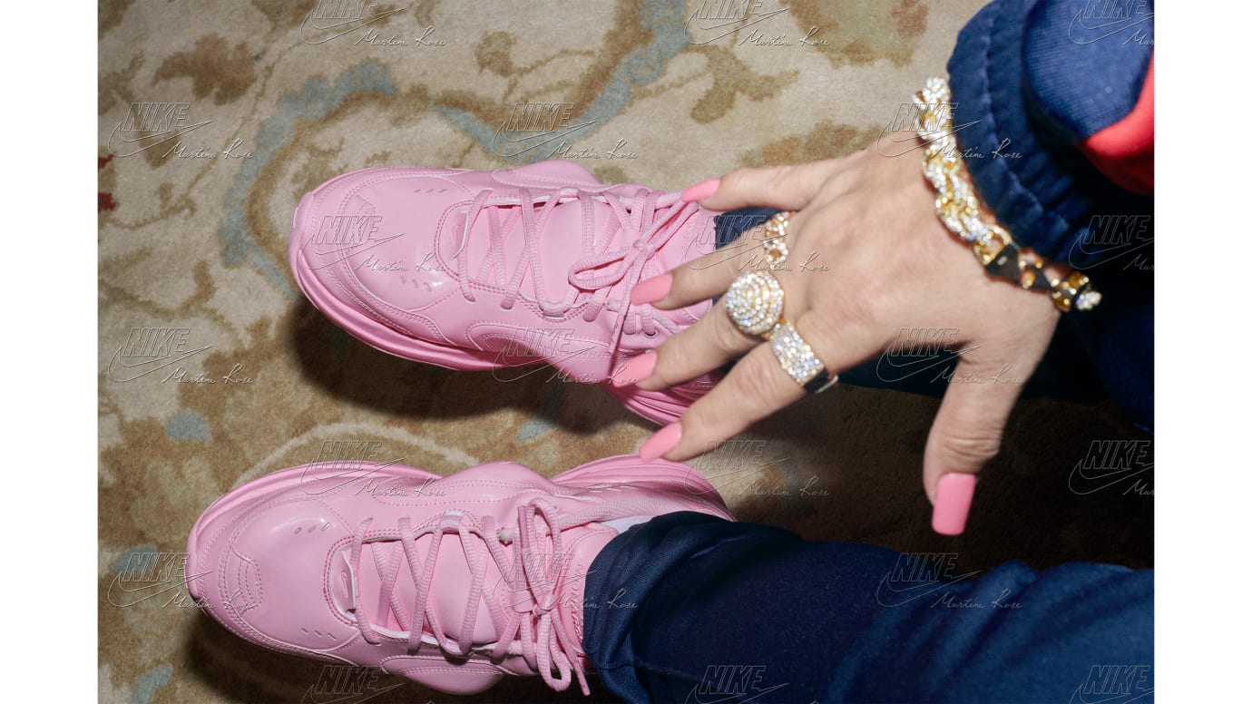 martine rose air monarch pink