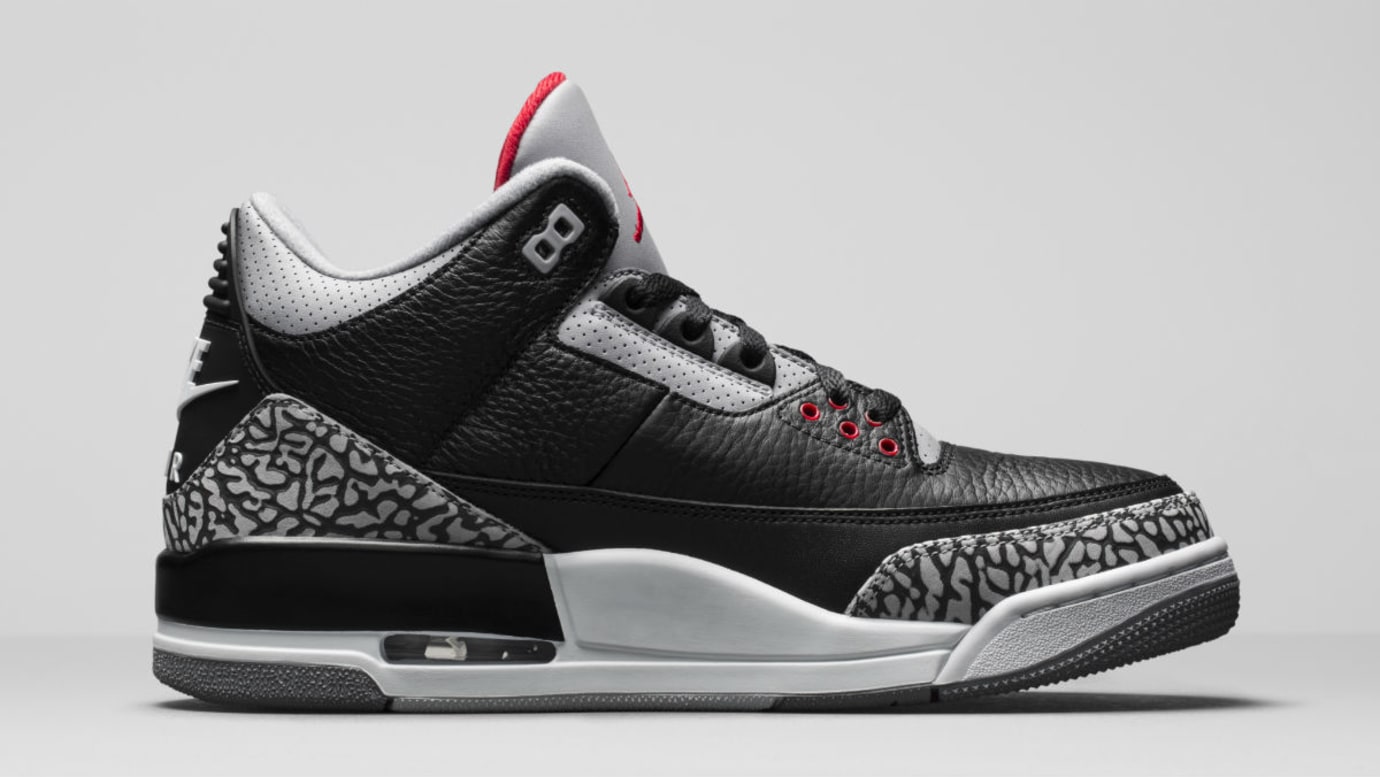 jordan 3 black laces