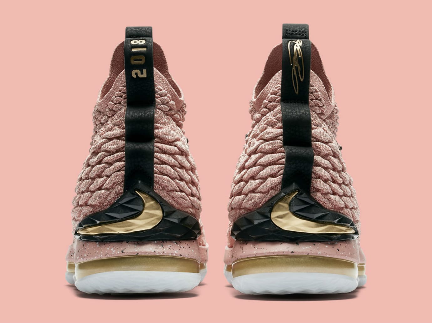 lebron 15 pink and gold