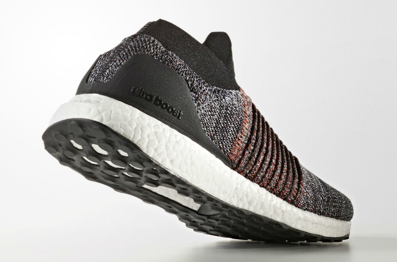 ultra boost laceless black sole