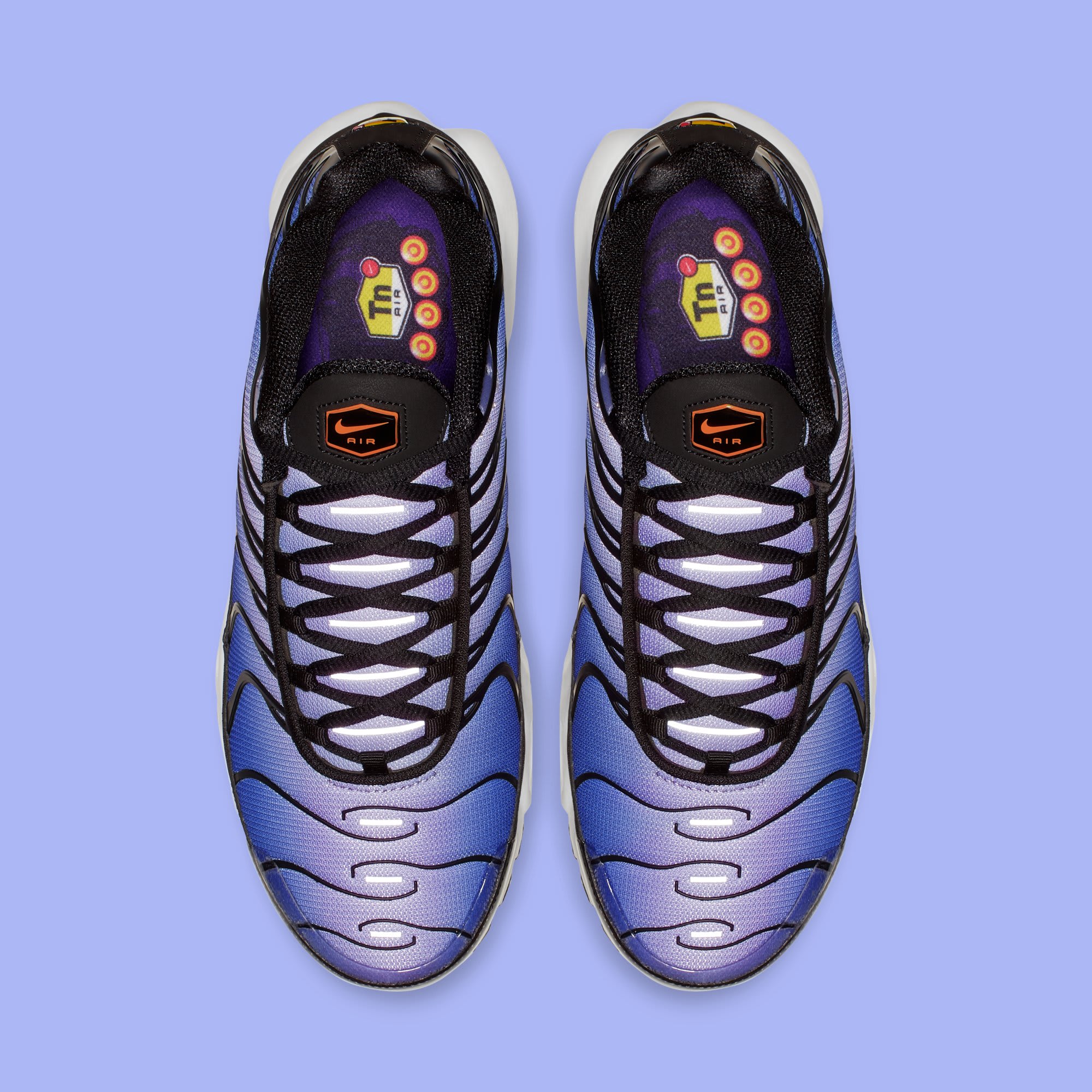 nike air max plus womens black and purple