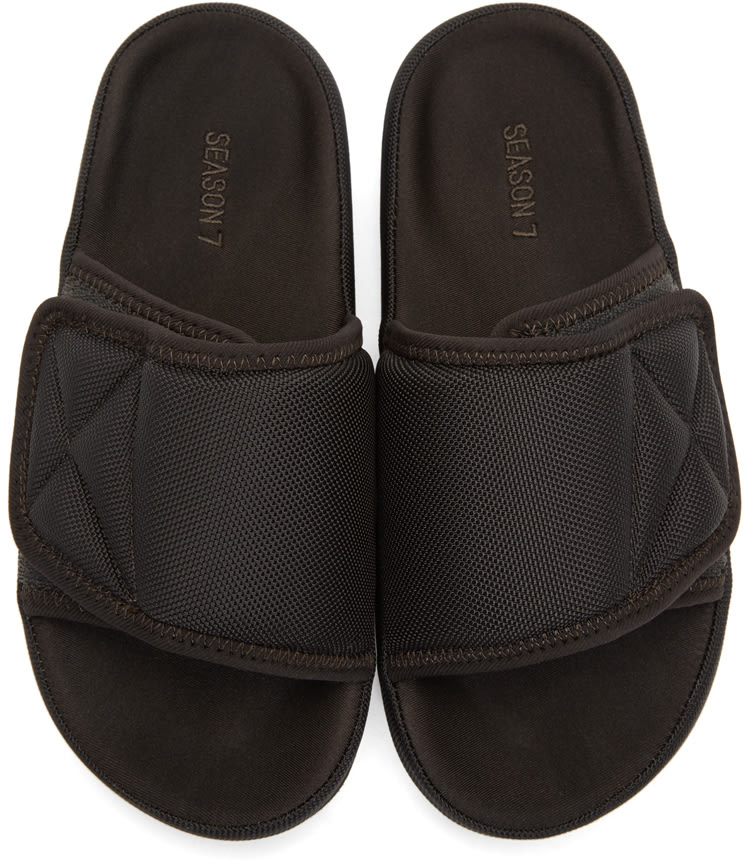 Yeezy Season 7 Fleece Slide Aqua END.